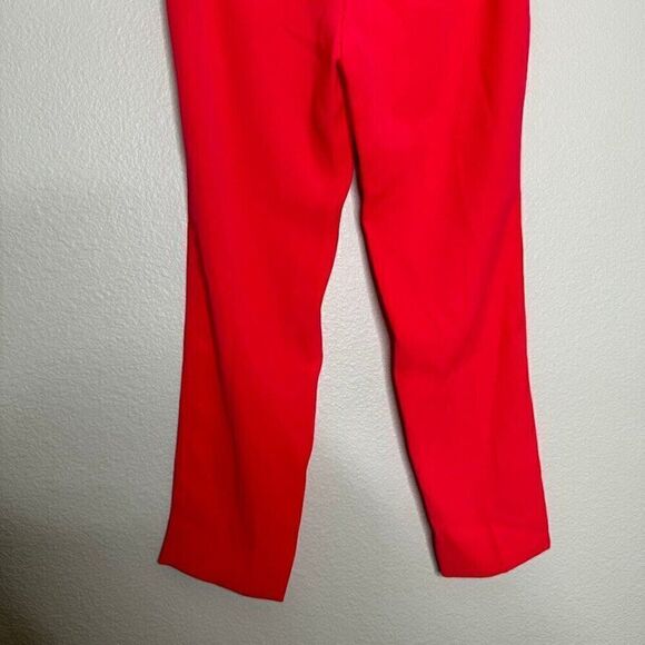 Banana Republic Avery Pants Hot Pink Mid-Rise Trouser Casual Career Sz 00 Petite - Picture 8 of 13